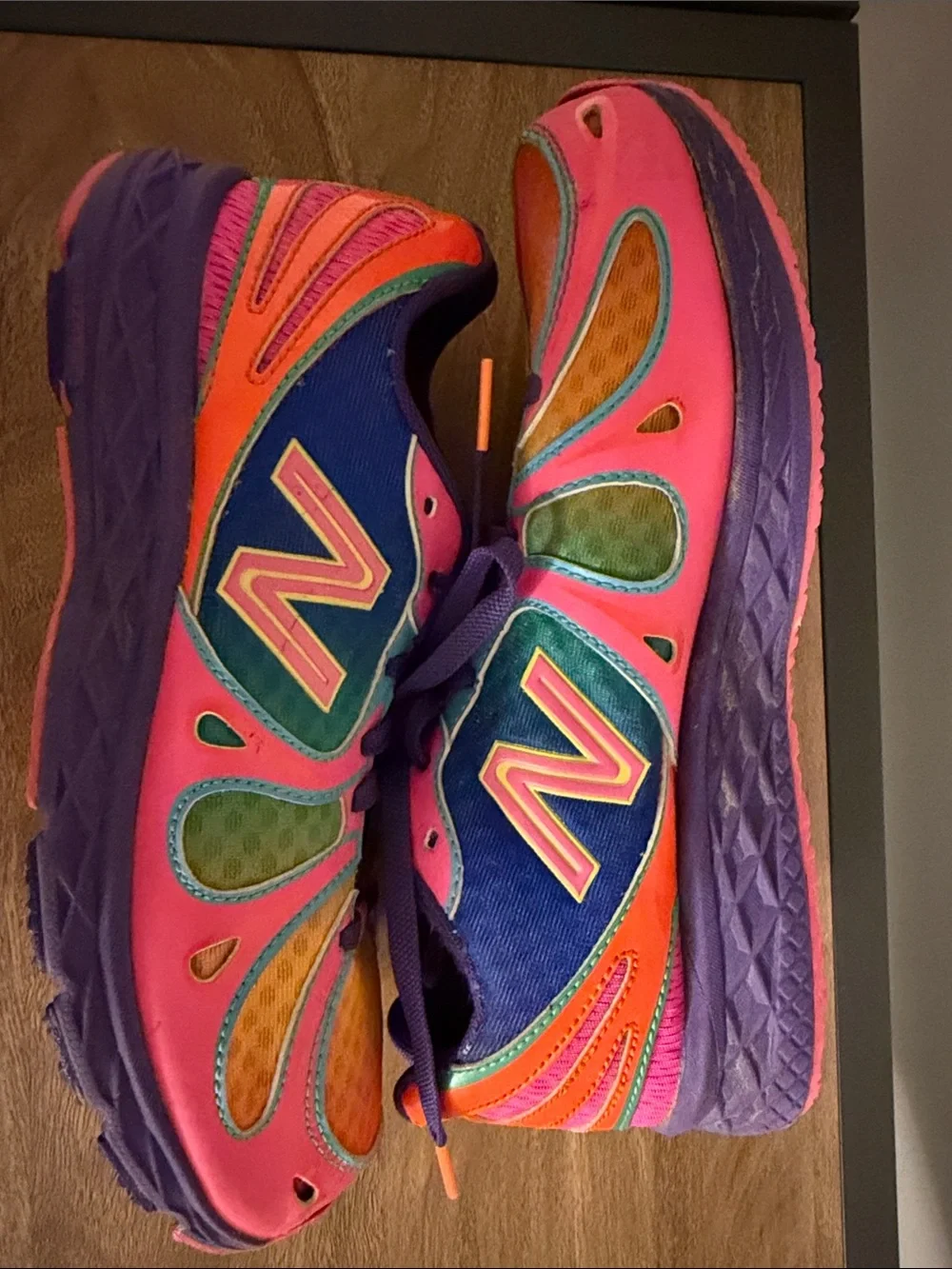 New Balance Kids Colorful Sneakers - Pink, Orange, Purple, Blue & Green